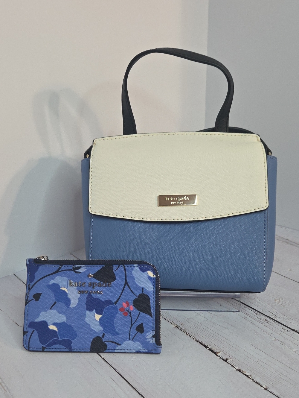 Kate Spade Laurel Way Mini Crossbody Satchel with Staci Nouveau Small Wallet